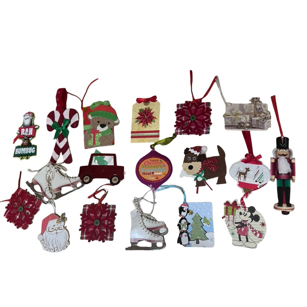 Christmas 18 Hand Crafted Hang Tags for Gifts Bags Tree Adorable